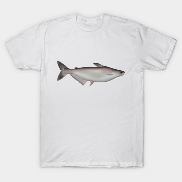 Iridescent Shark T-Shirt by FishFolkArt